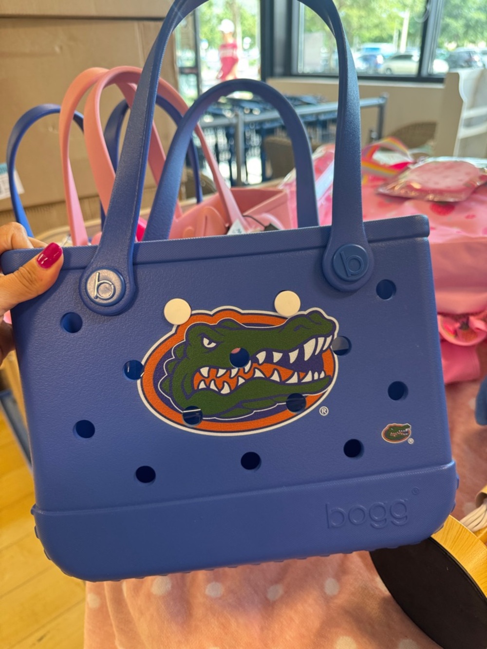 NWT Bitty BOGG BAG Florida Gators Royal Blue Team Logo Small Tote
